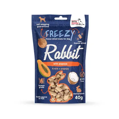 Freezy królik z papają i kokosem 40g