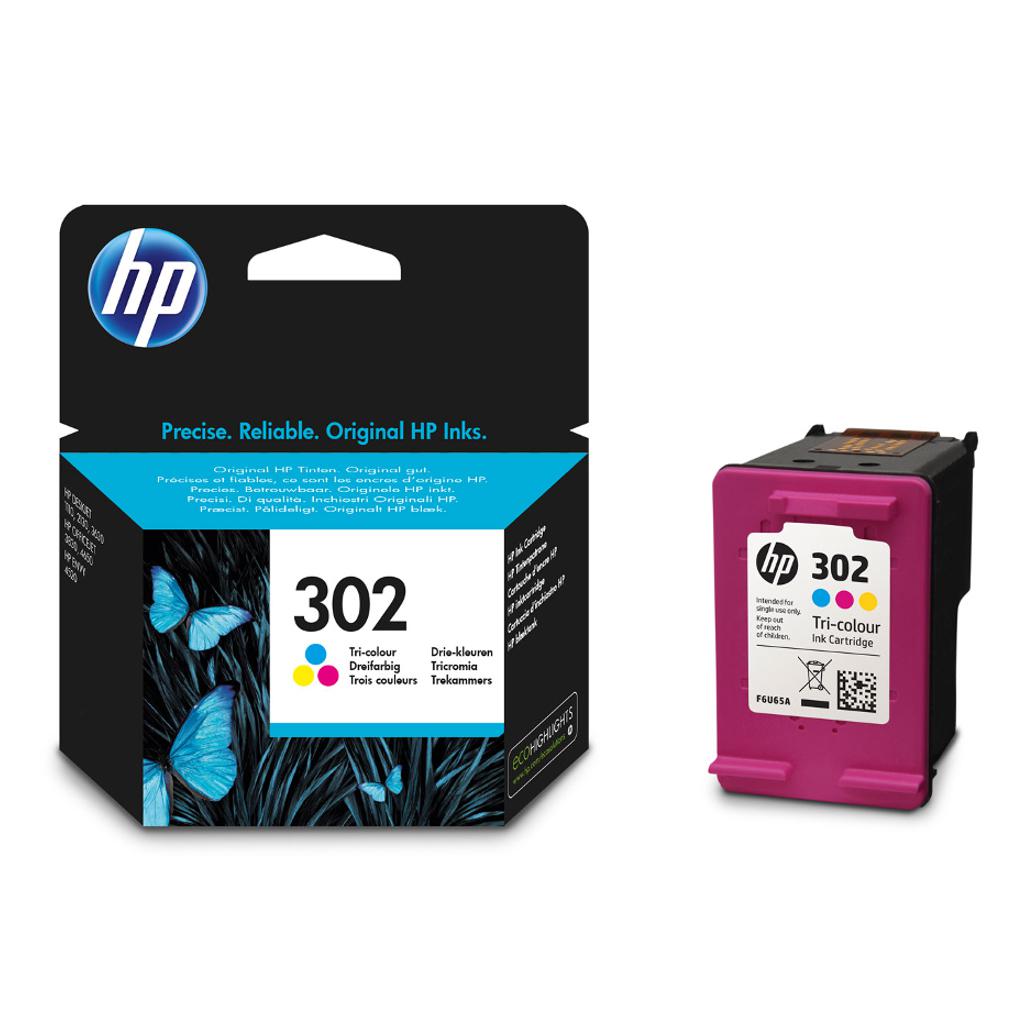Tinta HP F6U65AE#UUS 302 Kolor