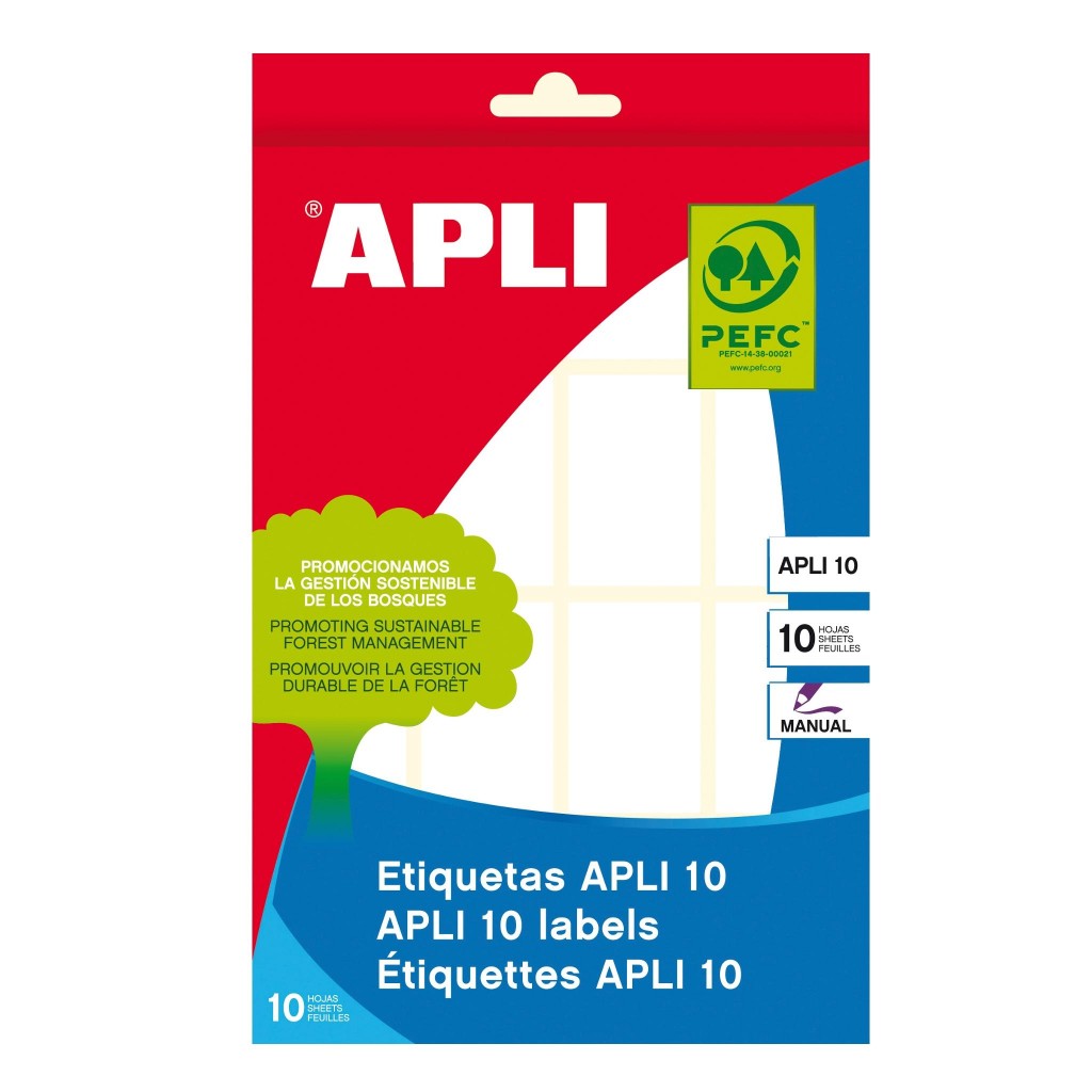 Apli Etiketa 10 1646 25*40MM