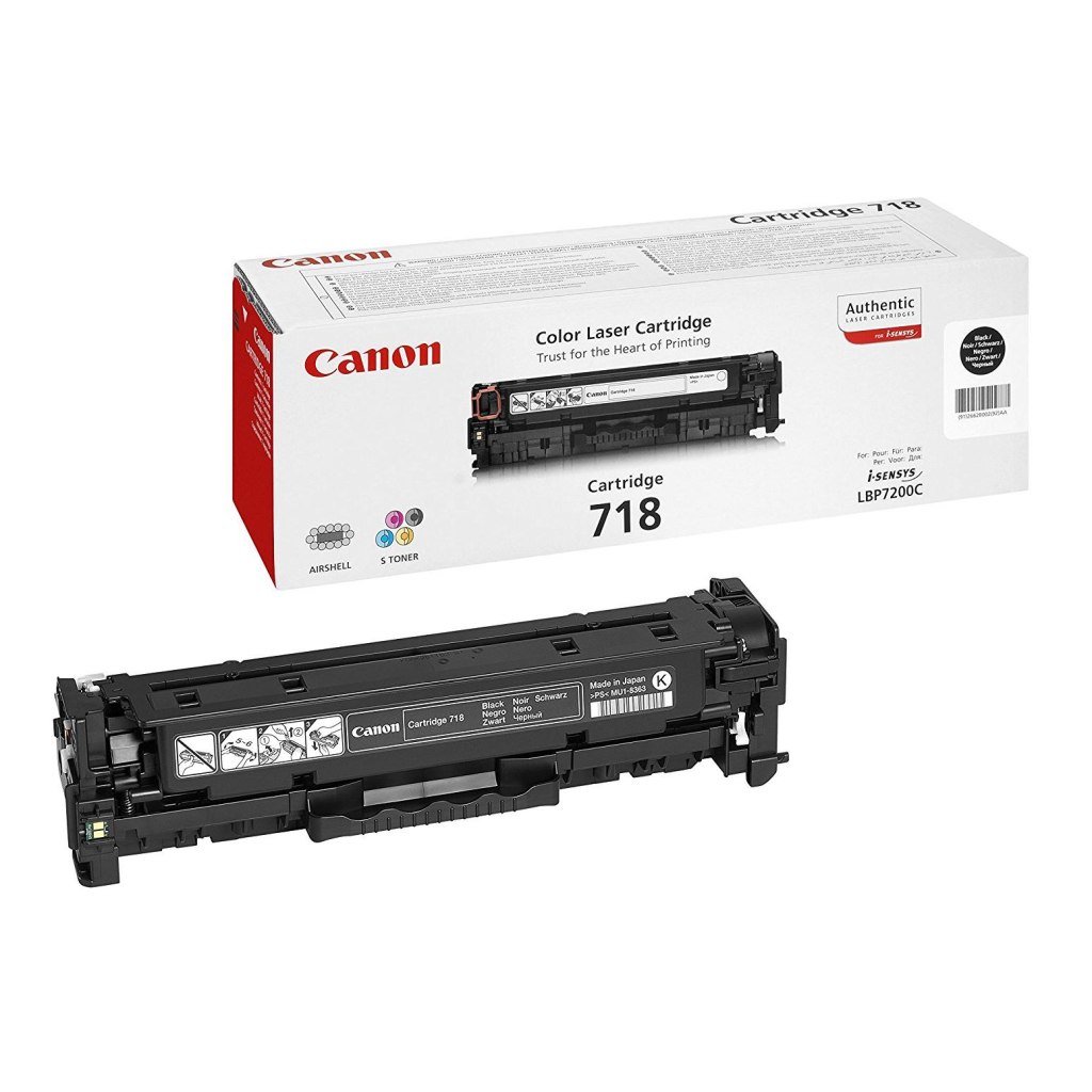 Toner Canon Crg - 718 Bk