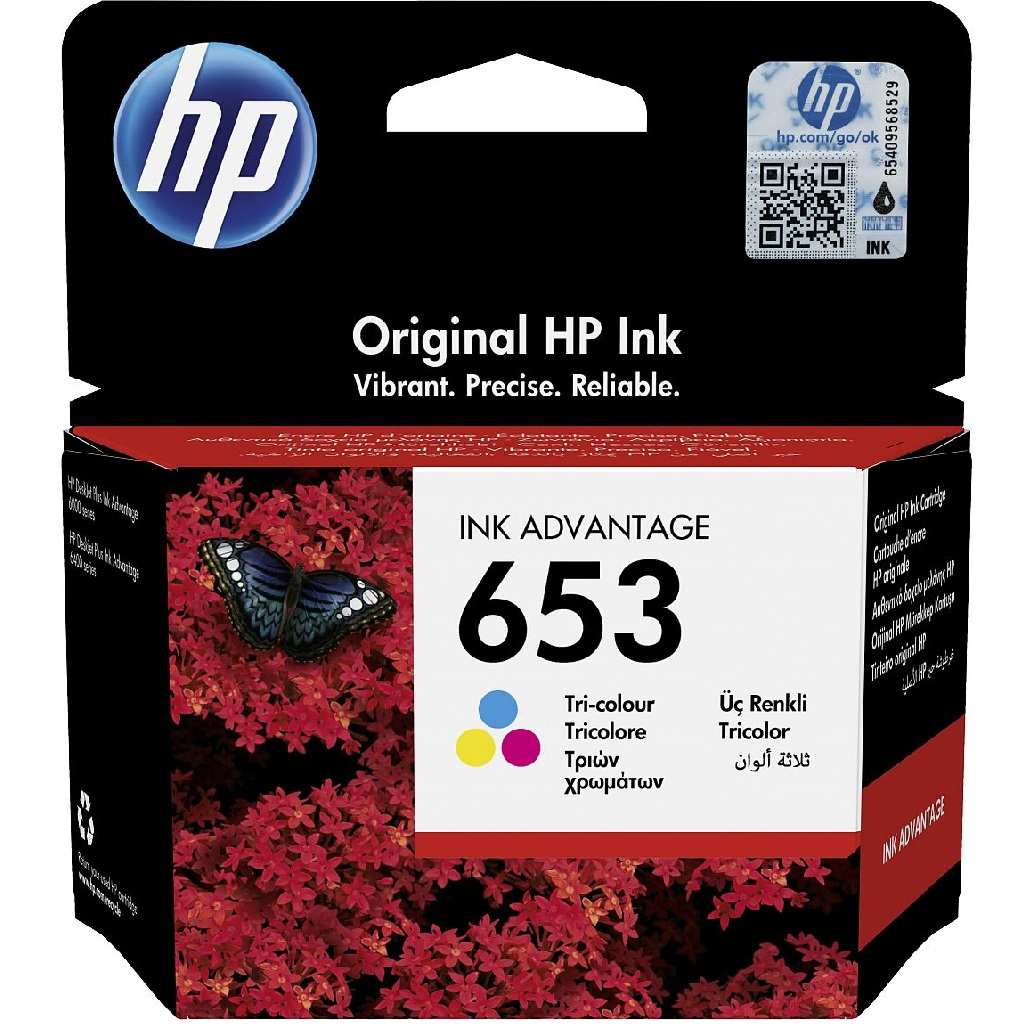 Tinta HP 653 Kolona 3YM74AE