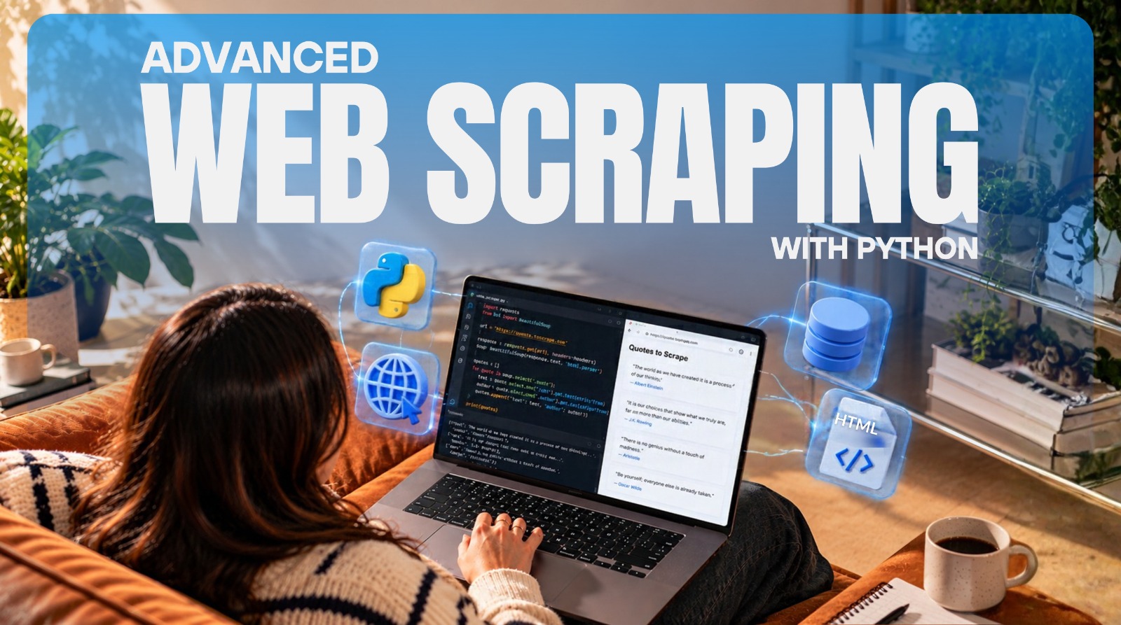 Advanced Web Scraping with Python course thumbnail