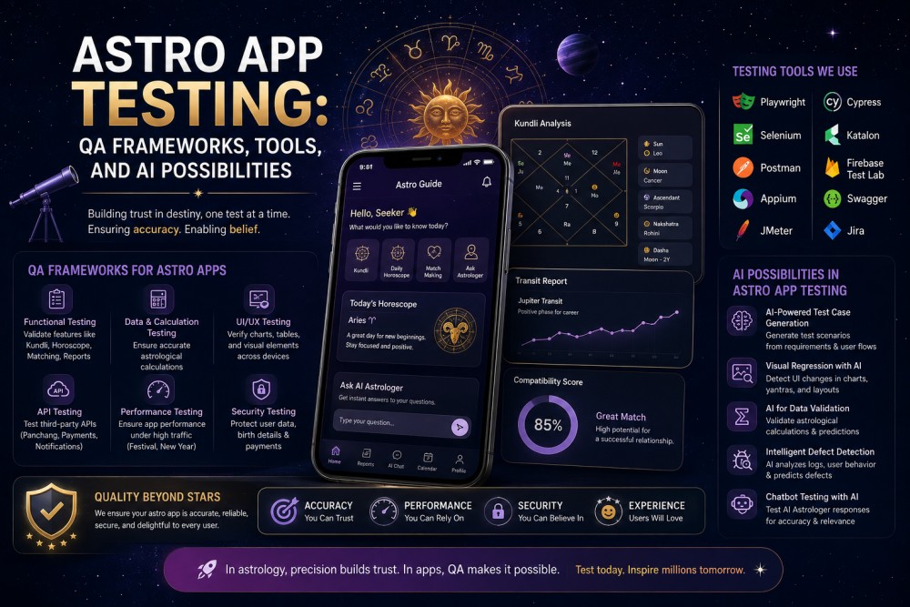 Astro App Testing: QA Frameworks, Tools, and AI Possibilities