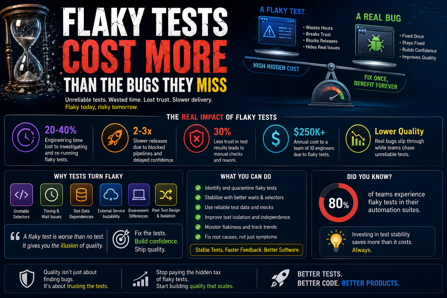 Flaky Tests Cost More Than the Bugs They Miss