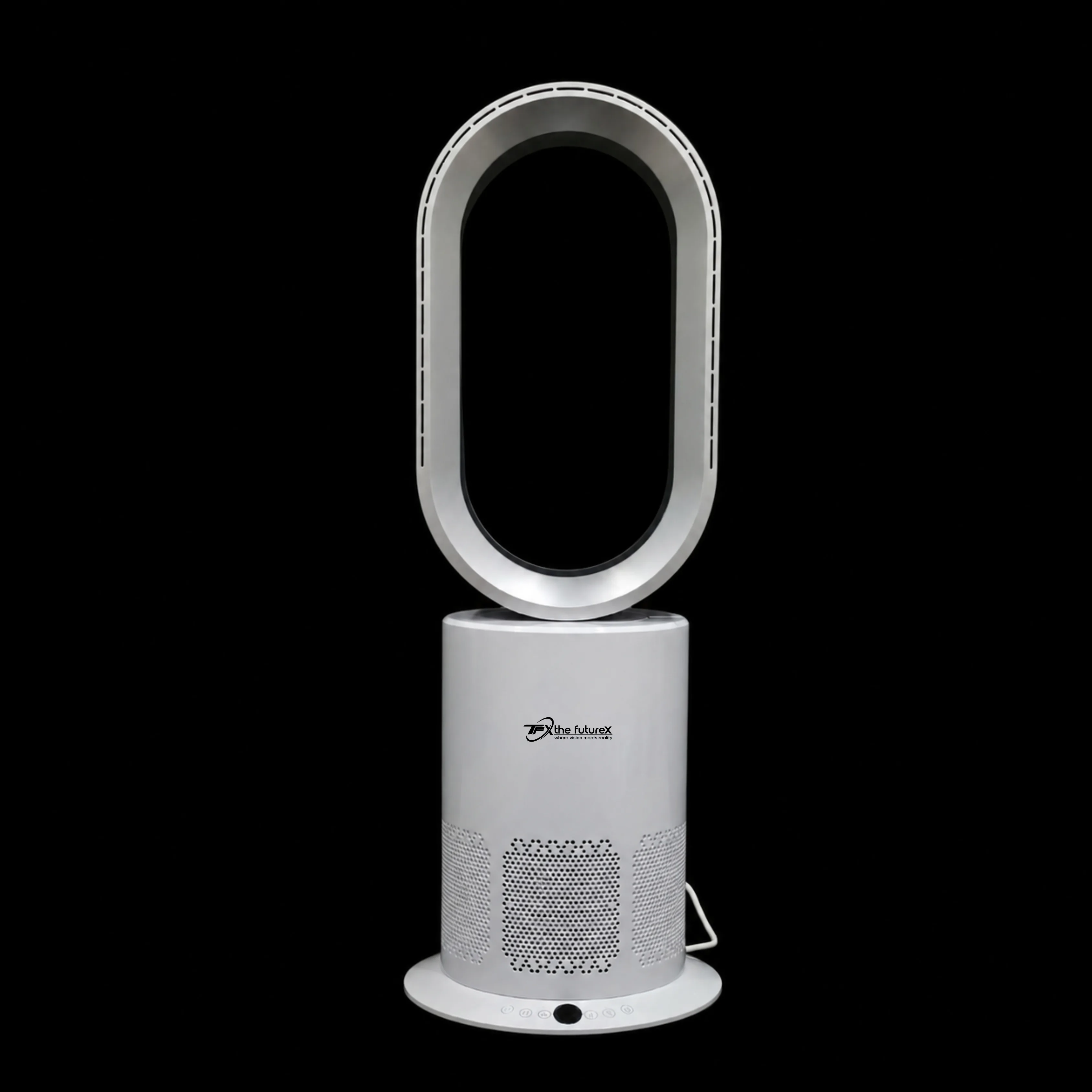 TFX PureAir 3-in-1 – Bladeless Tower Fan with Air Purifier & LED Light