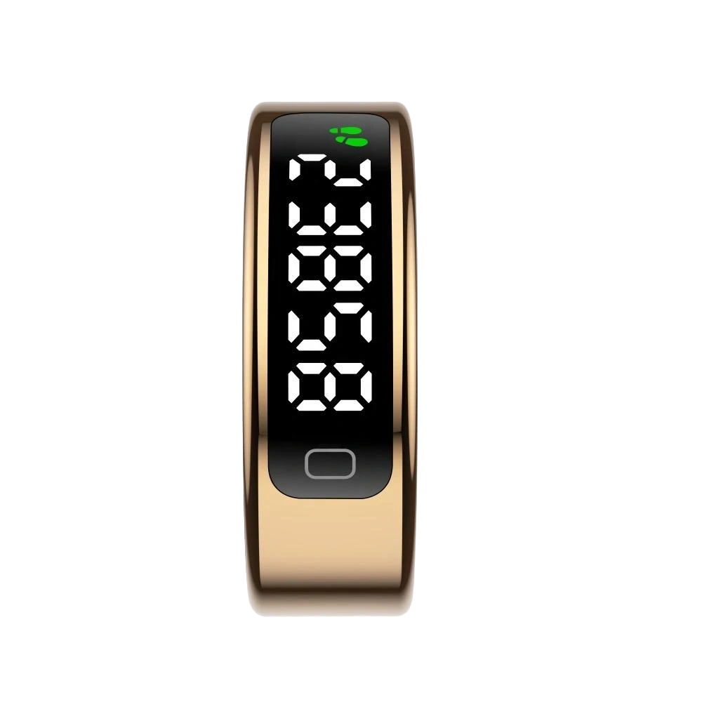 TFX Display Pro Smart Ring – Premium Fitness Tracking with Display & Wireless Charging