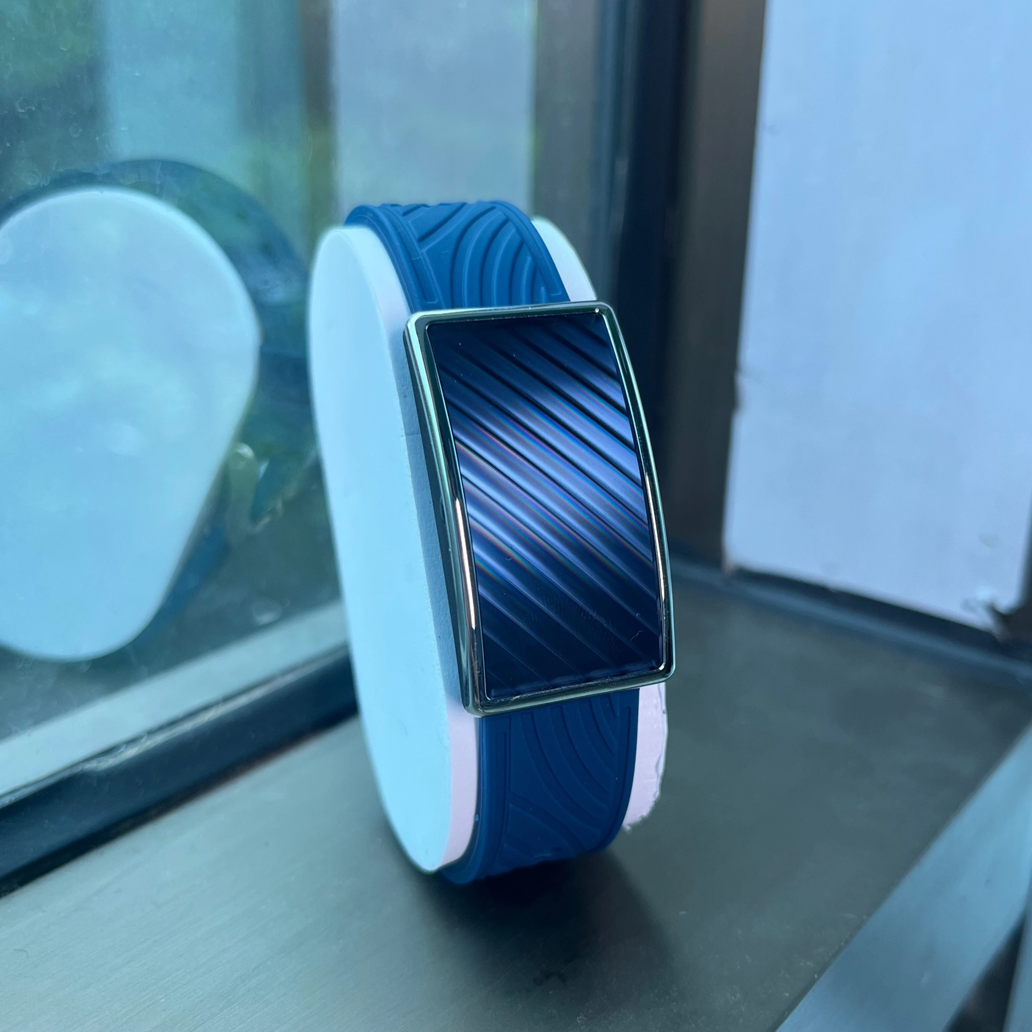 The FutureX AI Smart Band TFX5 - Heart Rate, SPO2 & Fitness Tracker - Blue (Rubber)