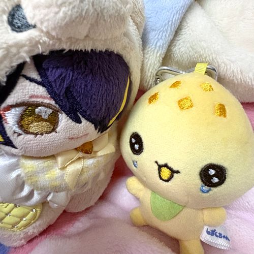 ごしゅくんが せっしゃに にているからと おむかえしたらしいのでござるが、、、
せっしゃは こんな なきむしじゃ ないでござるよー！ふえぇぇん