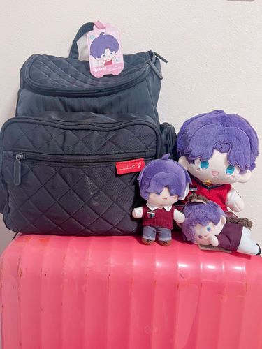ボディーガードさんは明日から旅行に行くんだって✈️🏝️🐬
小さい僕とさかにゃんの僕がお供するよ
大きい僕はお留守番です🥺
気をつけていってらっしゃい👋