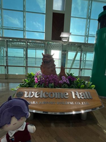 那覇空港に着いたよ✈️
沖縄はとってもいいお天気だ☀️