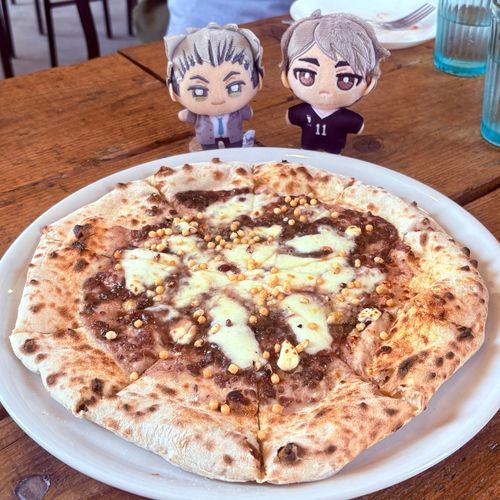 光太郎と久々の再開。
お友達のピザ屋さんに行ってきたよ。