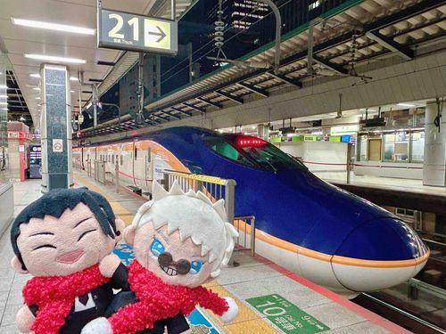 🏖️「山形新幹線つばさだよ〜🚄✨」
E8系に初めて乗ったよ！