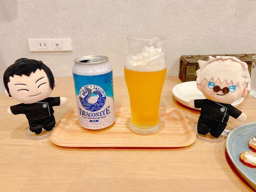🏖️「暑い日に似合うね✨🍺」
ドラゴンアイというビールだよ〜