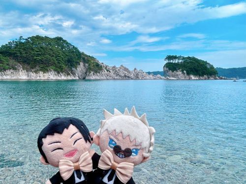 🏖️「とってもキレイな海だよ〜✨」
浄土ヶ浜は穏やかな海だよ🏝️✨
