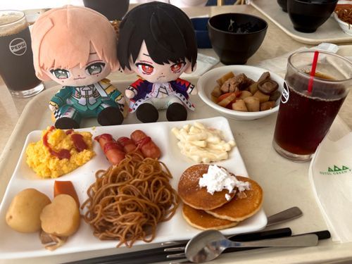おはようちびぬいたち
今日は暑くなりそうなので、しっかり腹ごしらえをしましょう