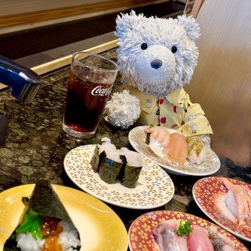 きょう は とやま で おすし 🍣
いろんな しゅるい が あって おいし✨
