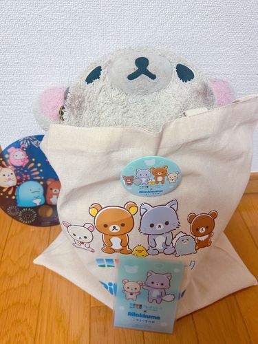てんぼうパークに行った飼い主ちゃんのおみやげだよ🧸コリラックマも行きたかったなー😿🪻
