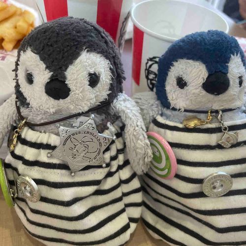 うしし…ケンタッキー屋さんにきたよ。
美味しい匂いがいっぱいだなぁ。いつかケンタッキー屋さんの店長さんになれないかな🐧🍗