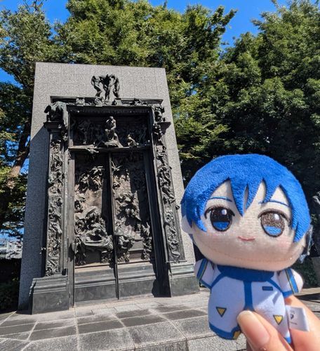 ますたー と びじゅつかん に いったよ