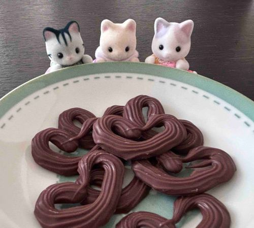チョコがハートだぁ〜❣️