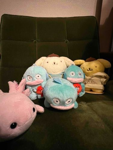 はんぎょどんくん達とうぱくんだよ。