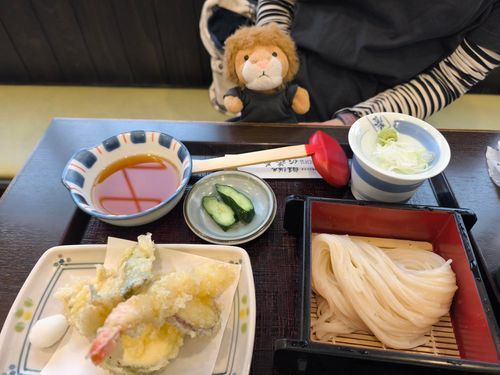 稲庭うどんのカスミをいただいたらいよ。