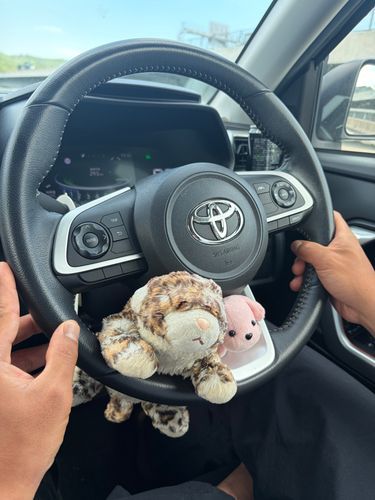 おくるま うごかす の おてつだい したょ🚘
ろーくん が がんばりさん だから じぇにふぁ と ちょとだけ まかせて！ したの😆
ますぐ の とこ は できた けど みぎ に ぐるり と ひだり に ぐるり が むじかしぃね 😩