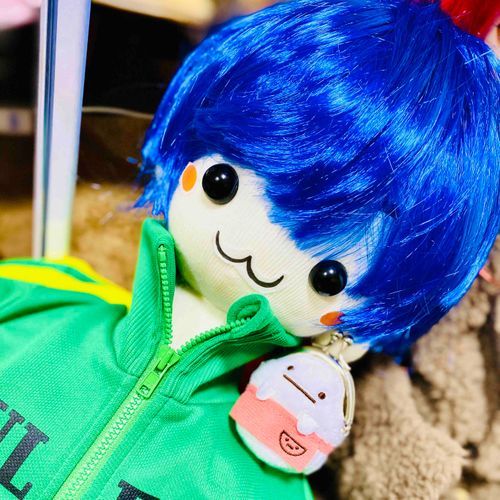 ひかりちゃんのウィッグ、変えてみました。ボーイッシュになりました(*´∀`*)