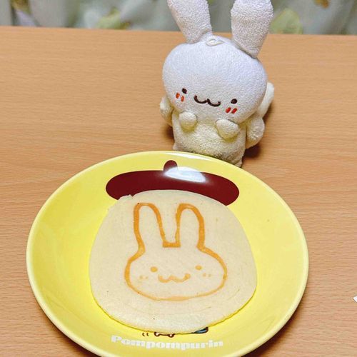 パンケーキ やいてもらった！
