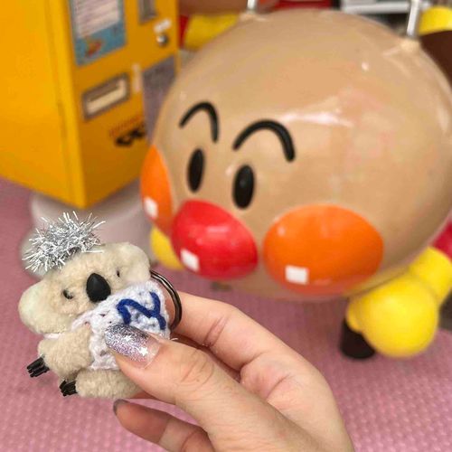 あんぱんまんの、のりものを、みつけました🐨❤️しかし、なげは、しんちょうが、たらず、のることが、かないませんでした🐨😭