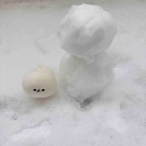 ⛄️ゆきだるま大きかったね⛄