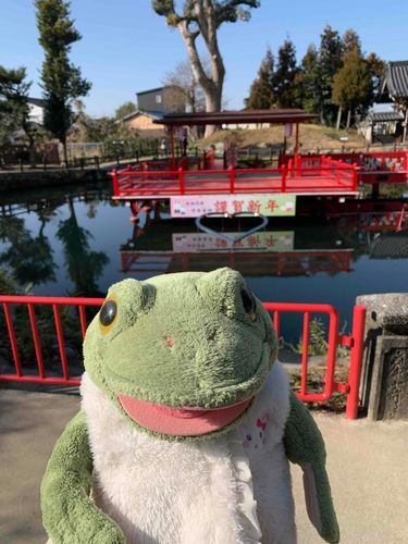 🐸🎍謹賀新年🎍🐸
（2023.1.9）
年末年始はご主人様の体調が悪くて、今日やーっと初詣に行ってきたのね⛩✨

🐸家族みんな、健康で笑い合って過ごせますように🙏ﾊﾟﾝﾊﾟﾝ⛩👏
ご主人様とガーコのおみくじは、【吉】✨
パパと娘ちゃんは【中吉】←おみくじの箱の中から1つだけ取ることが出来ました＼(^o^)／すごい🎉成長してるね～🍀*･
素晴らしい1年になりますように👏✨

【ガーコ’sコーデ】
🐸うさぎ年にちなんで、ホワイトのもこもこベスト- ̗̀ ꪔ̤̥ꪔ̤̮ꪔ̤̫  ̖́-
かわいー💕💕💕