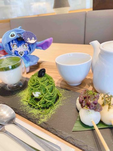 🍓抹茶を食べにきましたよぉ