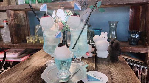みんなで きっさてんに いきました☁️
くりーむそーだ かわいいね☁️
とっても おいしかった よかった よかった☁️