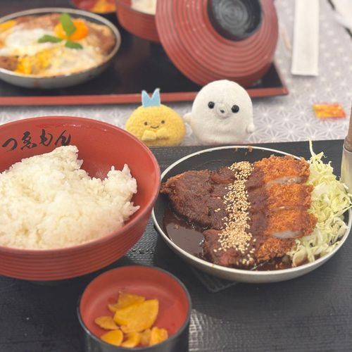 とんかつを、たべました。
