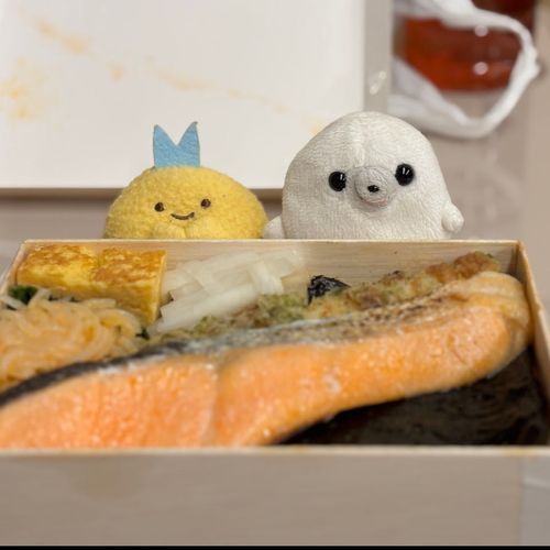 べんとうを、たべました。