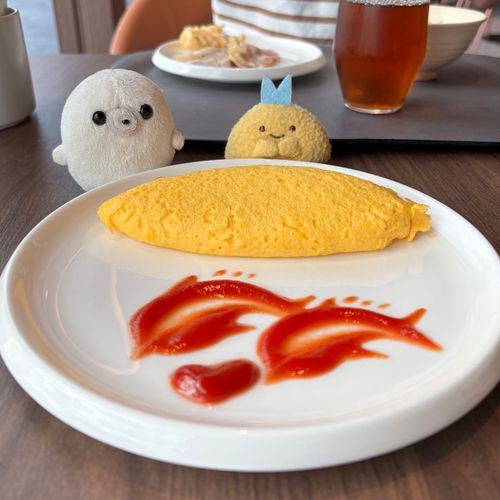 おむれつを、たべました。
