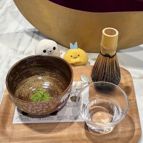 まっちゃを、のみました。