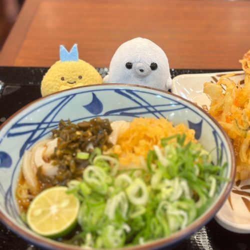 うどんを、たべました。