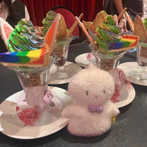 パフェをたべたよ🐰🥄