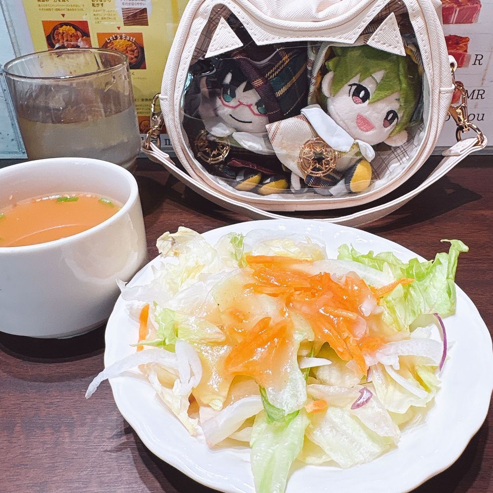 すてーきやさん！
おにく、いっぱい！おいしかった！