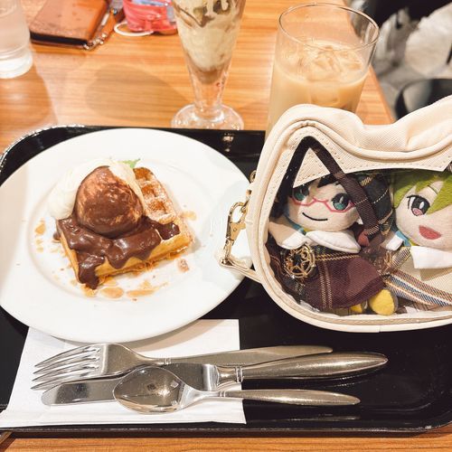 かふぇもろぞふの、ちょこわっふる！おいしかった！