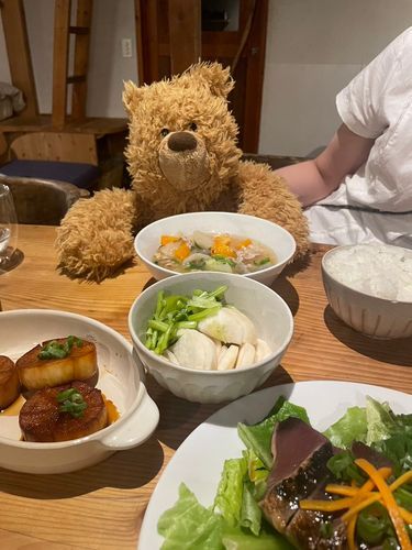 山小屋でのごはん🍴👨🏻‍🍳🥣🍳