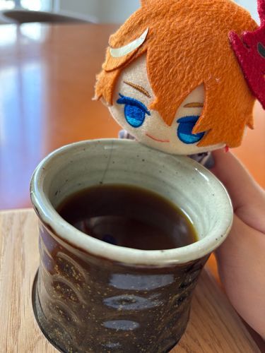 タルぬちゃん「ぬー？(こーひー？あいぼーはこーひーがすきなのかい？)」
