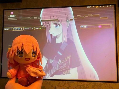 ぼっちちゃん！結束バンドの本人映像にぼっちちゃんが写ってるよ！

有名人だね！良かったね！！