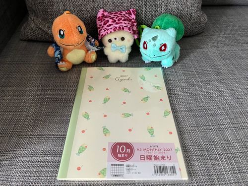 来年の手帳ゲット💚