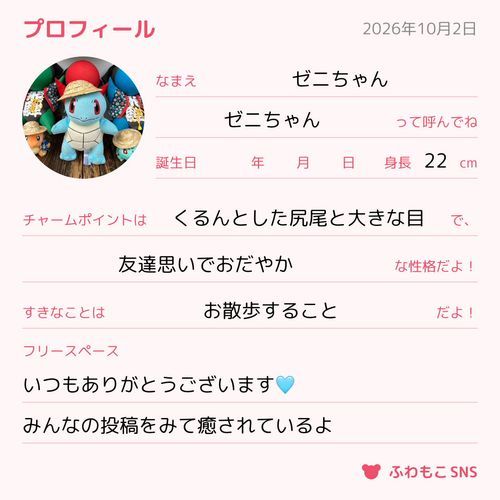 あらためてよろしくお願いします🩵
