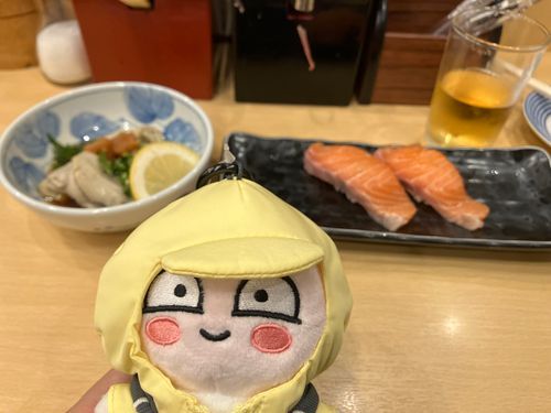 新しいファミリーのピーチ🍑さんとお寿司へ🍣
