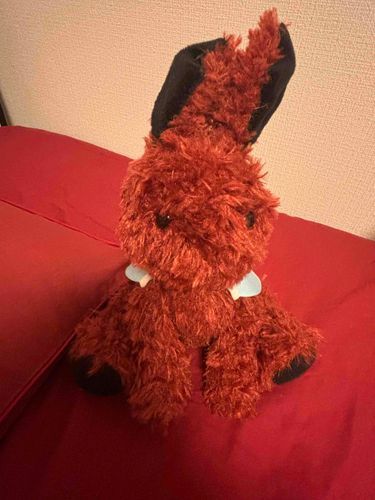 あるじのねどこがおれのいろになったぞ！