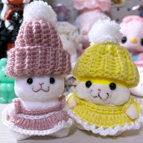 ポンポン帽子可愛いね